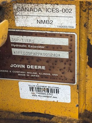 2024 John Deere 35P