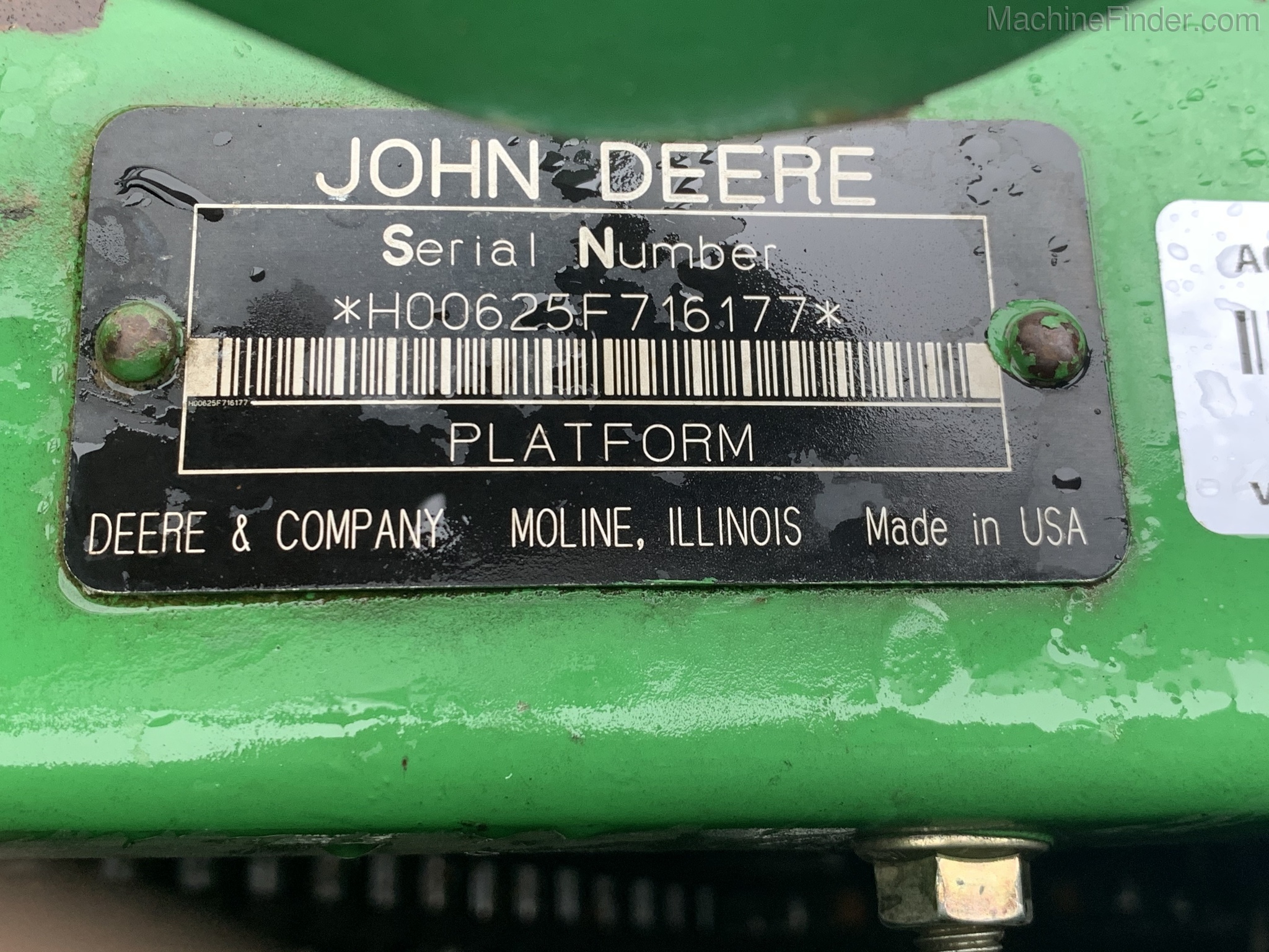 2006 John Deere 625F Image 12