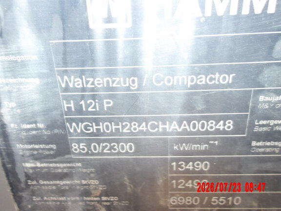 2023 Hamm H12IP