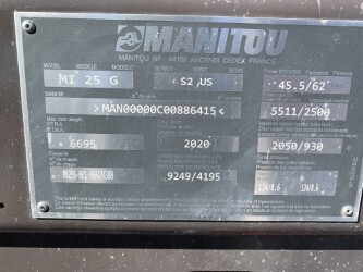Photo of 2023 Manitou MI25G