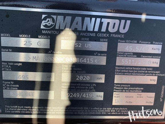 Photo of 2023 Manitou MI25G
