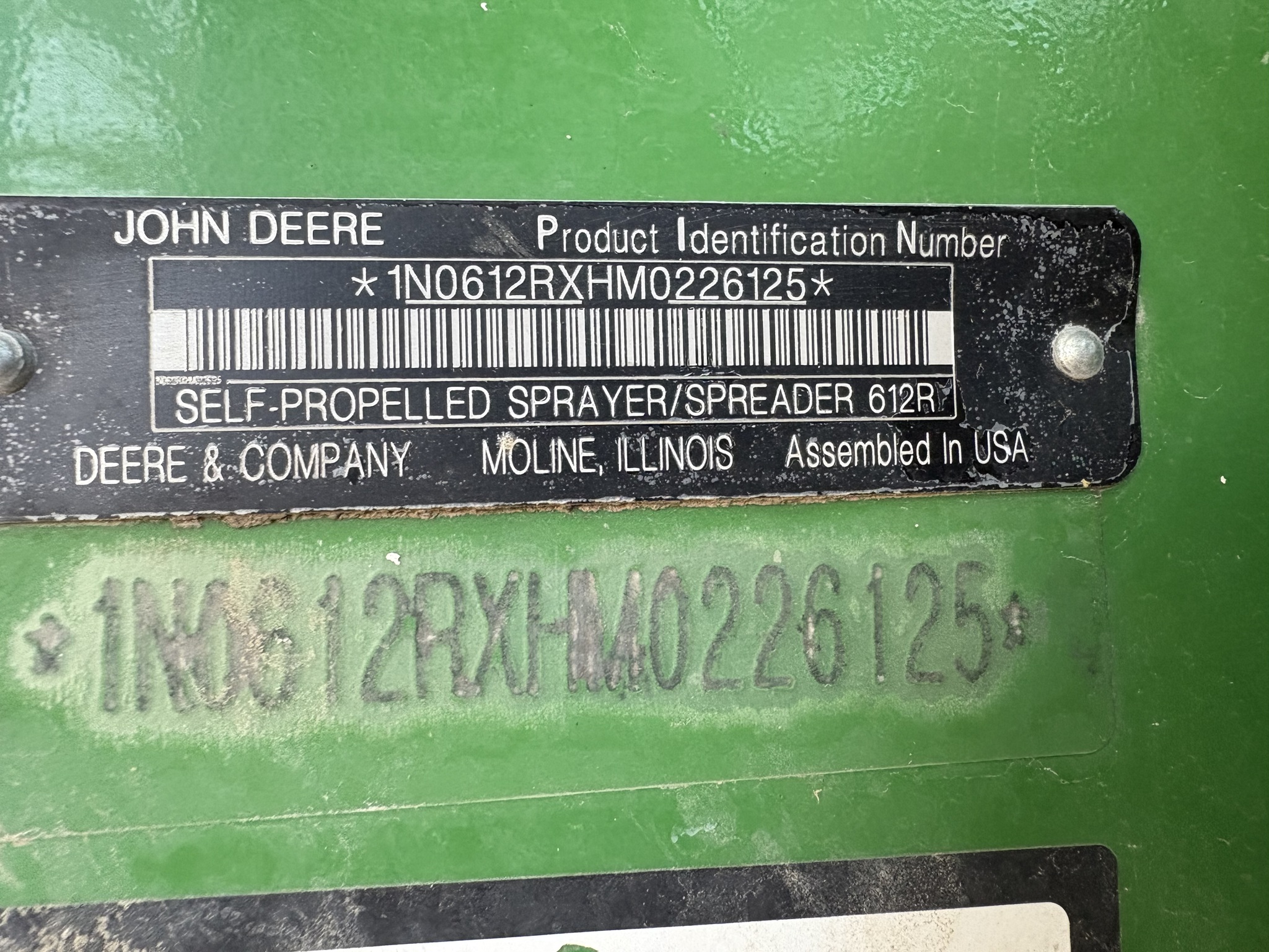  2022 John Deere 612R at Heritage Tractor in Carthage, IL