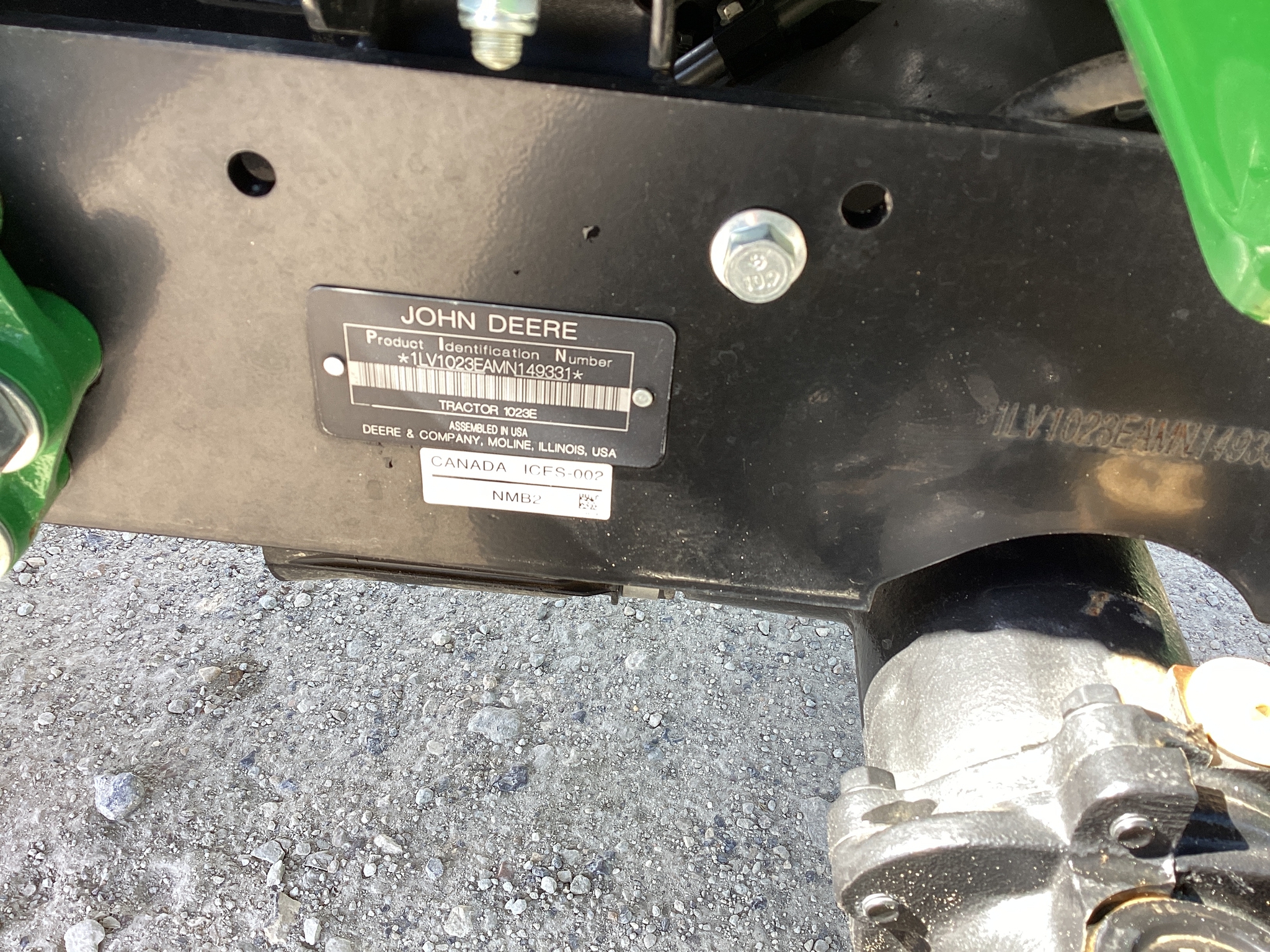 2022 John Deere 1023E Image 21
