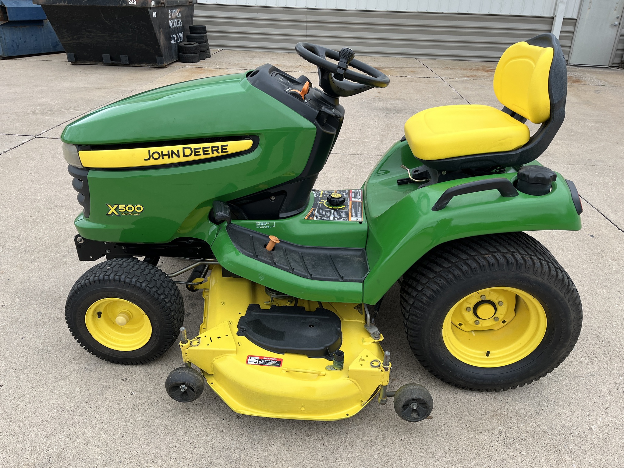 2008 John Deere X500 Image 8