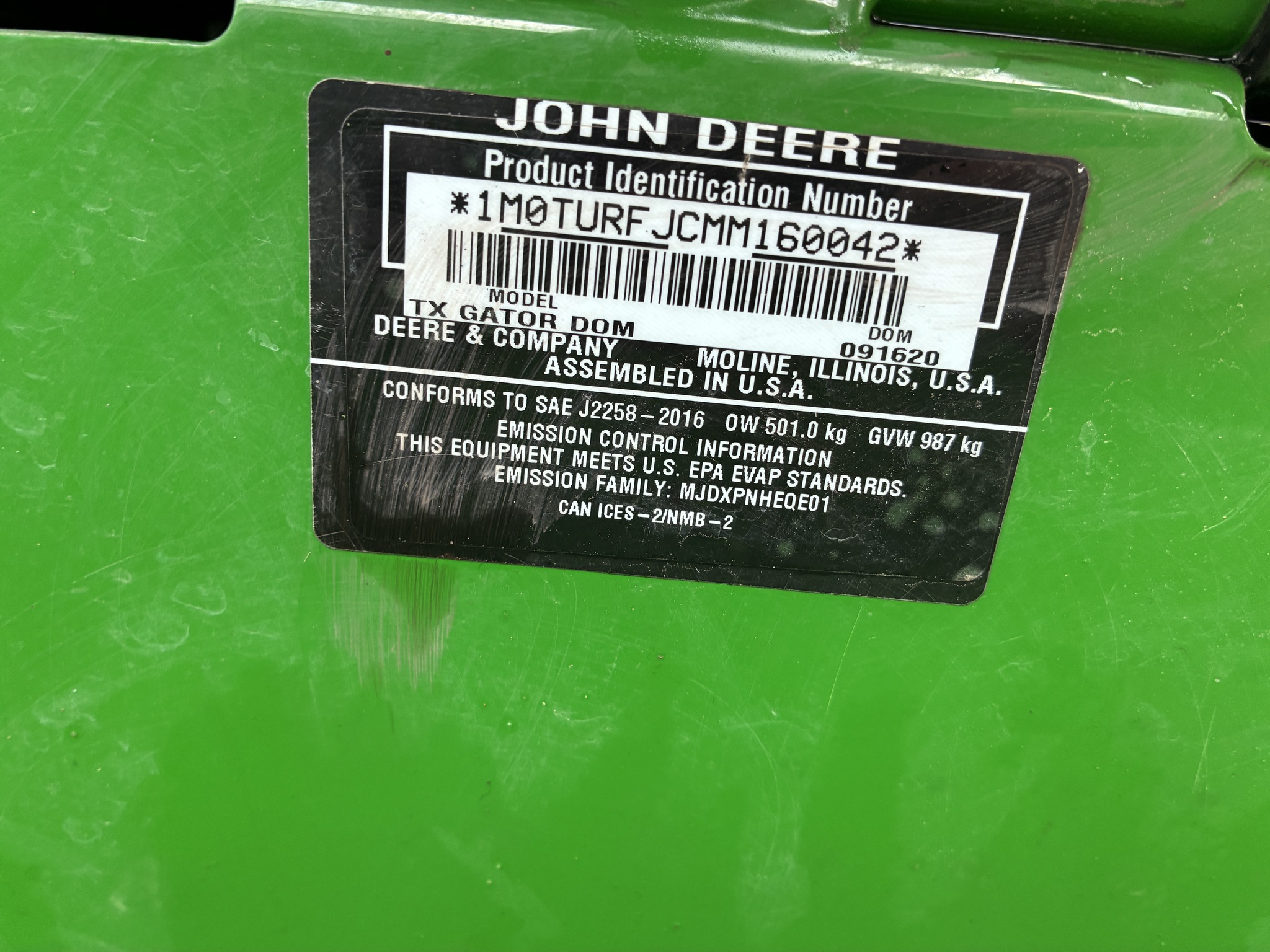 2020 John Deere TX 4X2 Image 19