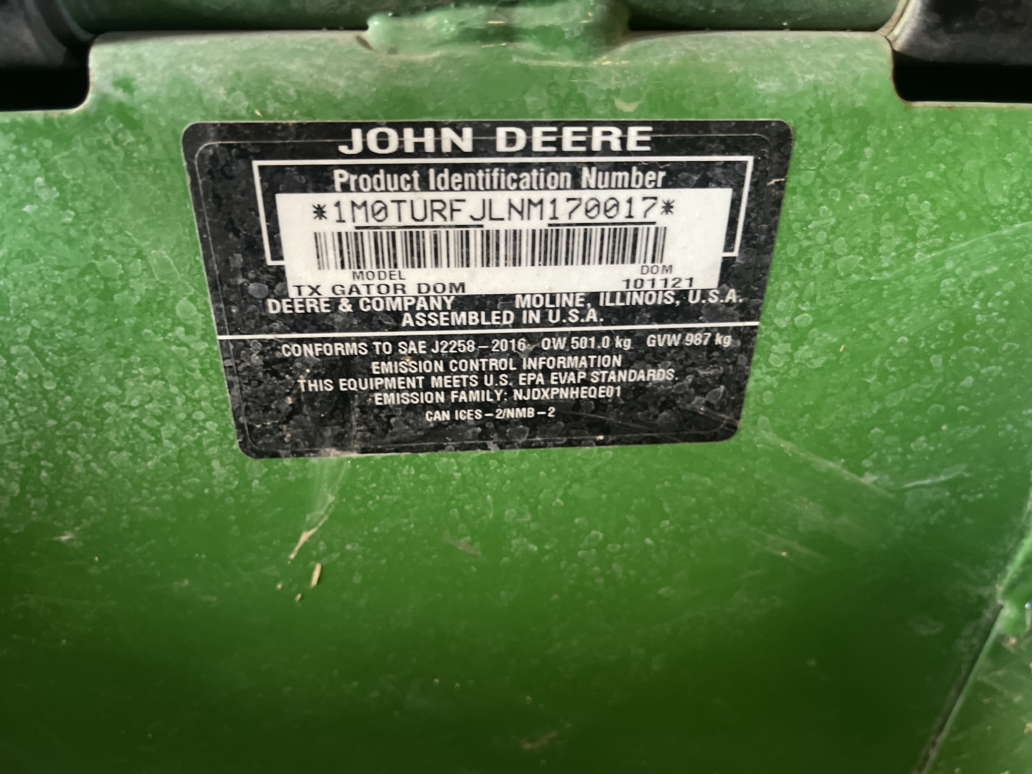 2021 John Deere Tx Turf Image 16