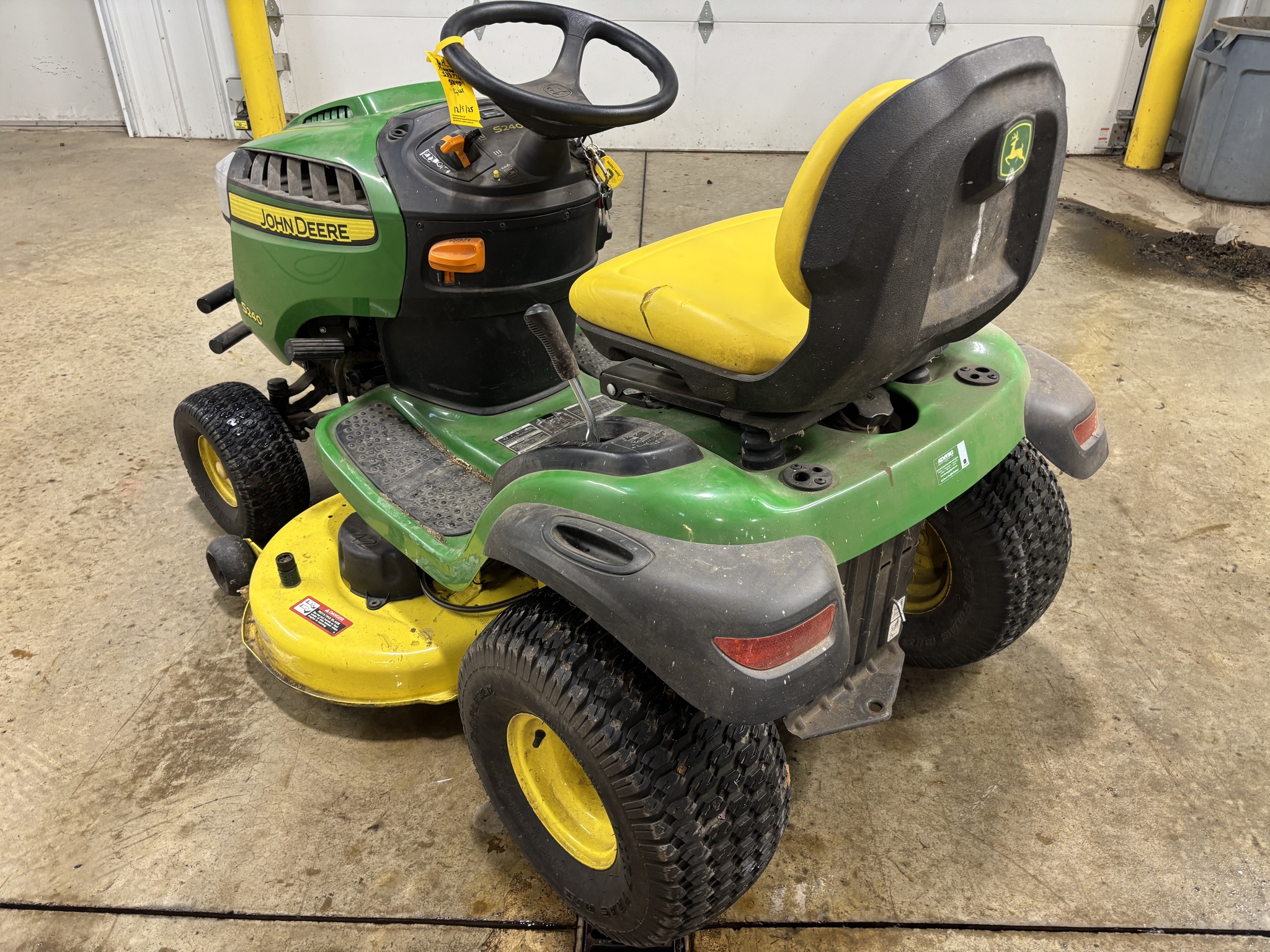 Used 2017 John Deere S240 Lawn & Garden Tractors at Koenig Equipment in Botkins, OH - PhotoXL5