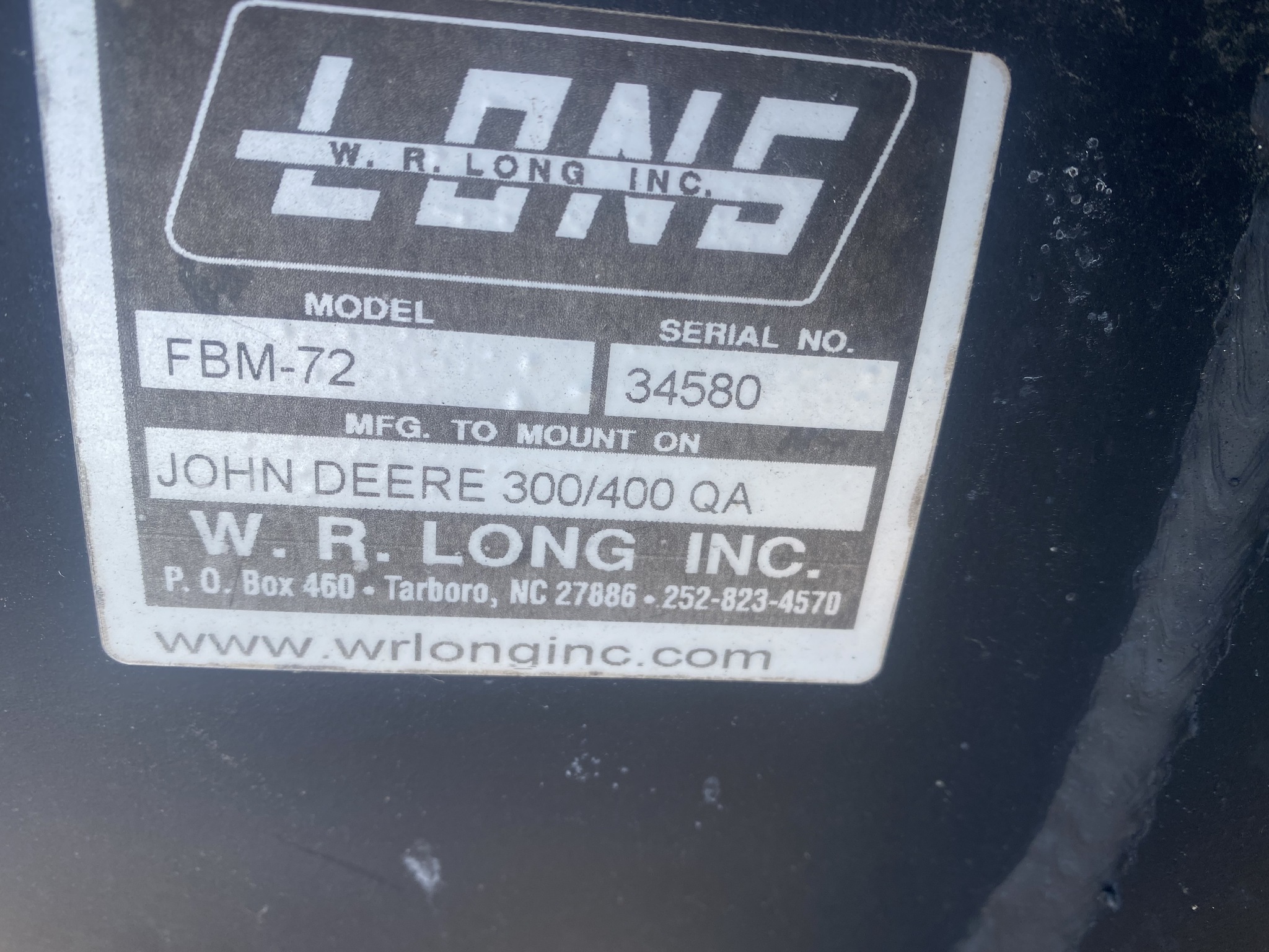 2006 WR Long FBM-72 Image 6