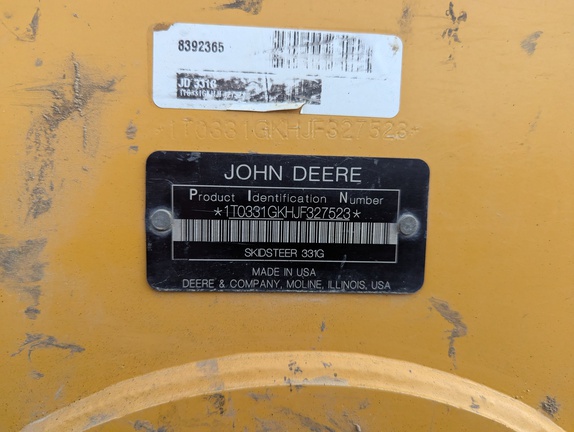 Photo of 2018 John Deere 331G