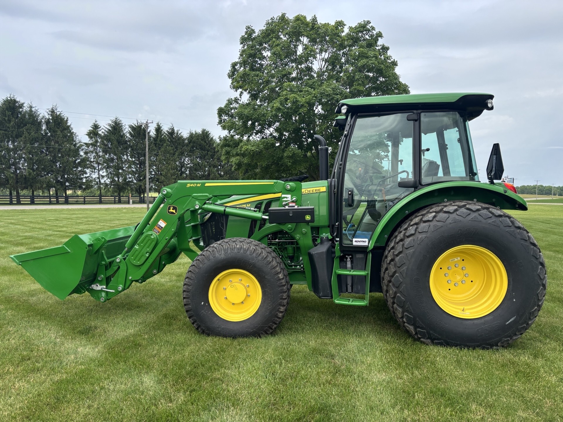 Used 2024 John Deere 5075M Utility Tractors at Koenig Equipment in Urbana, OH - PhotoXL5