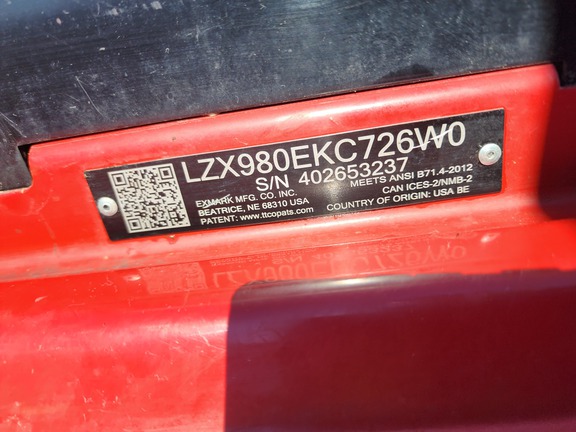 2018 Exmark Lazer Z