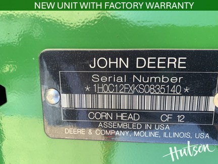 Photo of 2025 John Deere CF 12