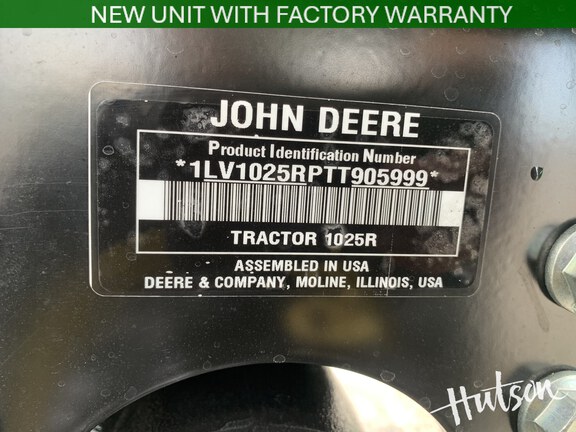 Photo of 2026 John Deere 1025R