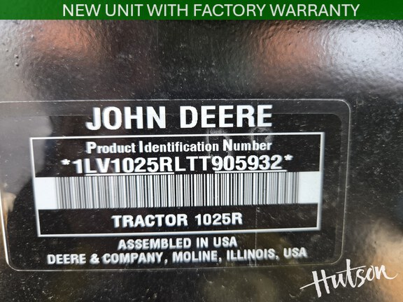 Photo of 2026 John Deere 1025R