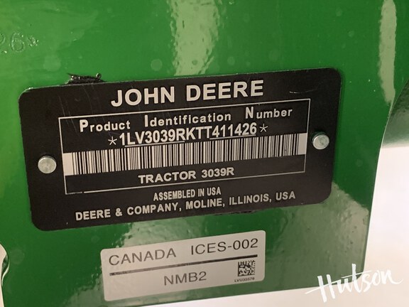 Photo of 2026 John Deere 3039R