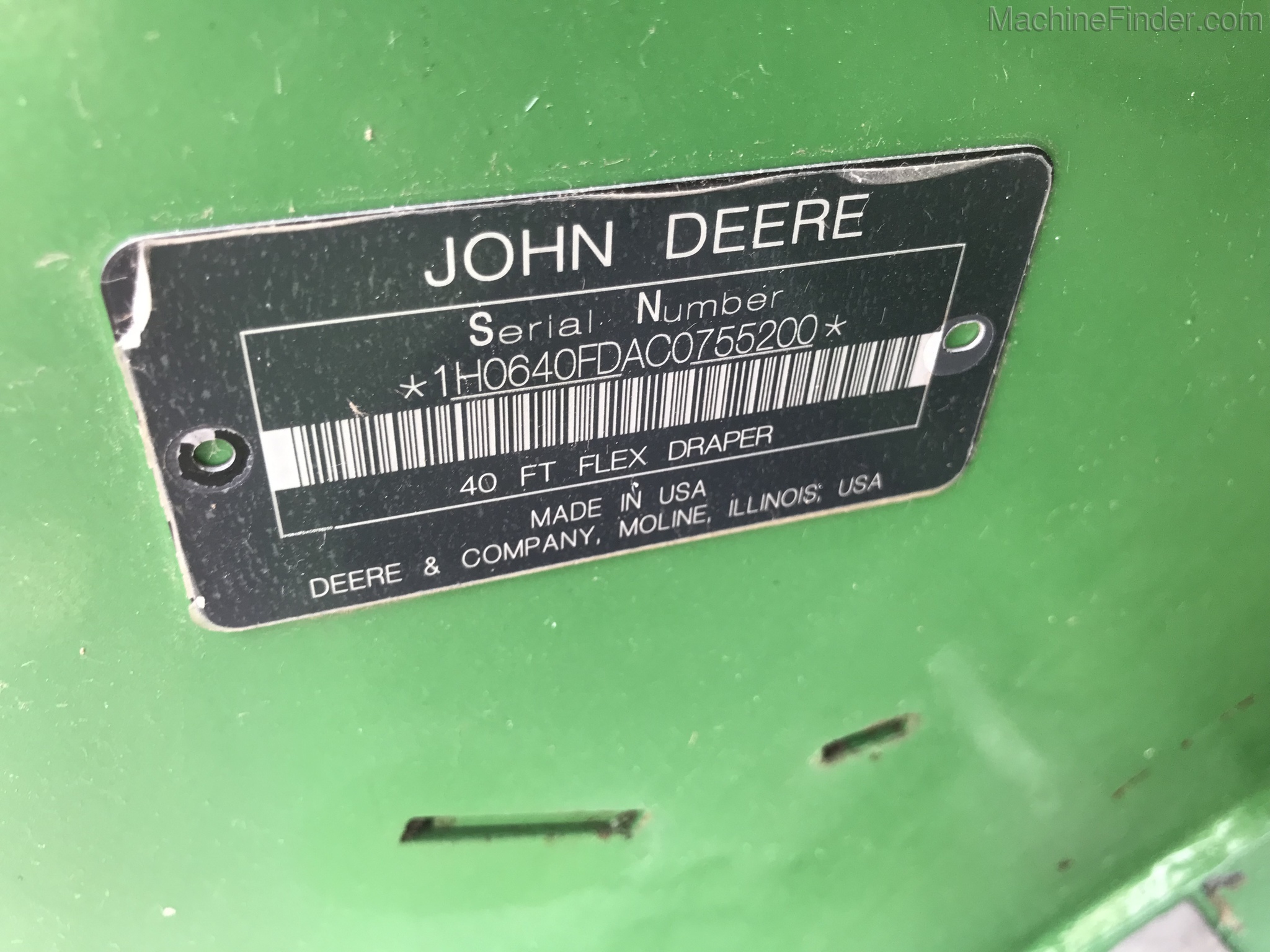 2013 John Deere 640FD Image 7
