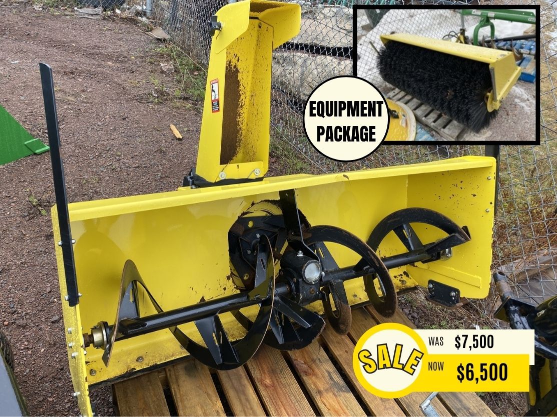 2016 John Deere SB59 SNOW BLOWER & 60HDB BROOM PACKAGE Image 1