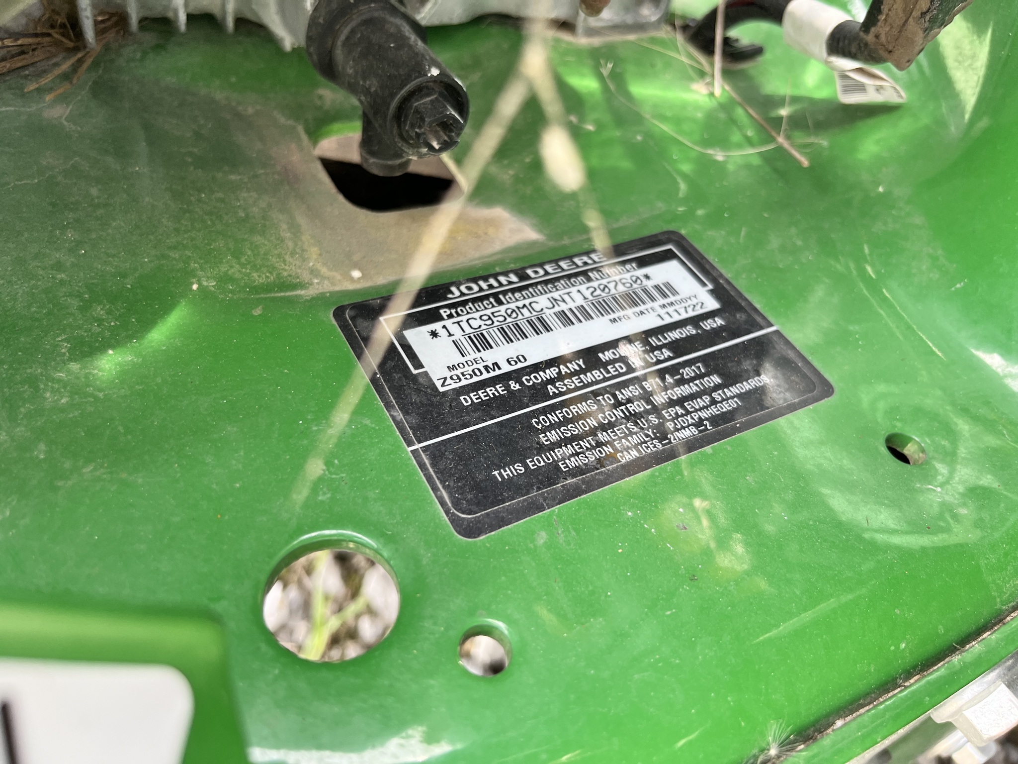 2022 John Deere Z950M Image 7