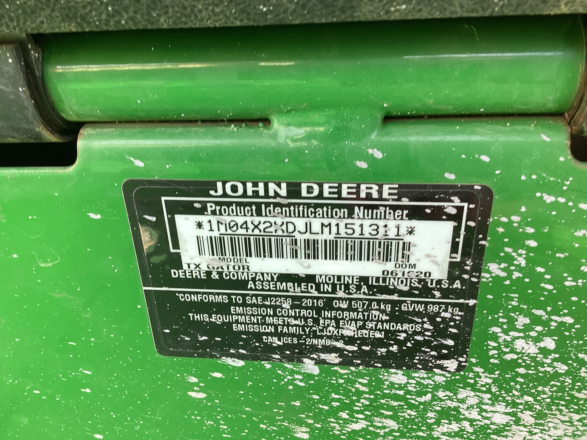 2020 John Deere TX 4X2 Image 10