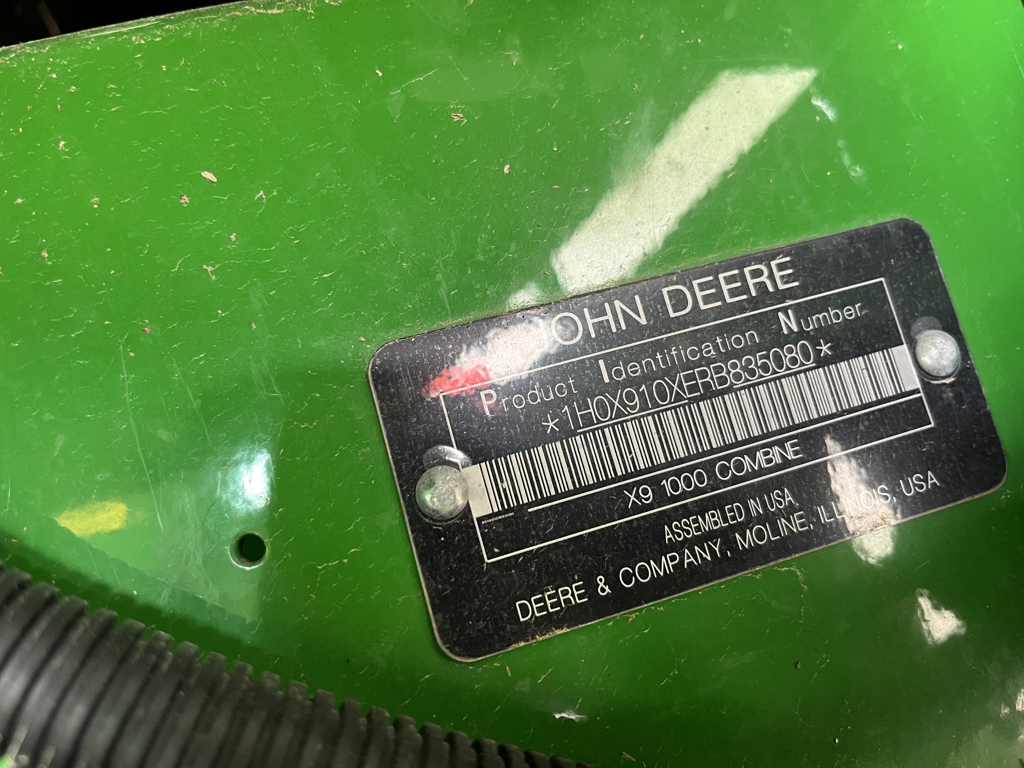  2025 John Deere X9 1000 at Heritage Tractor in Pittsburg, KS