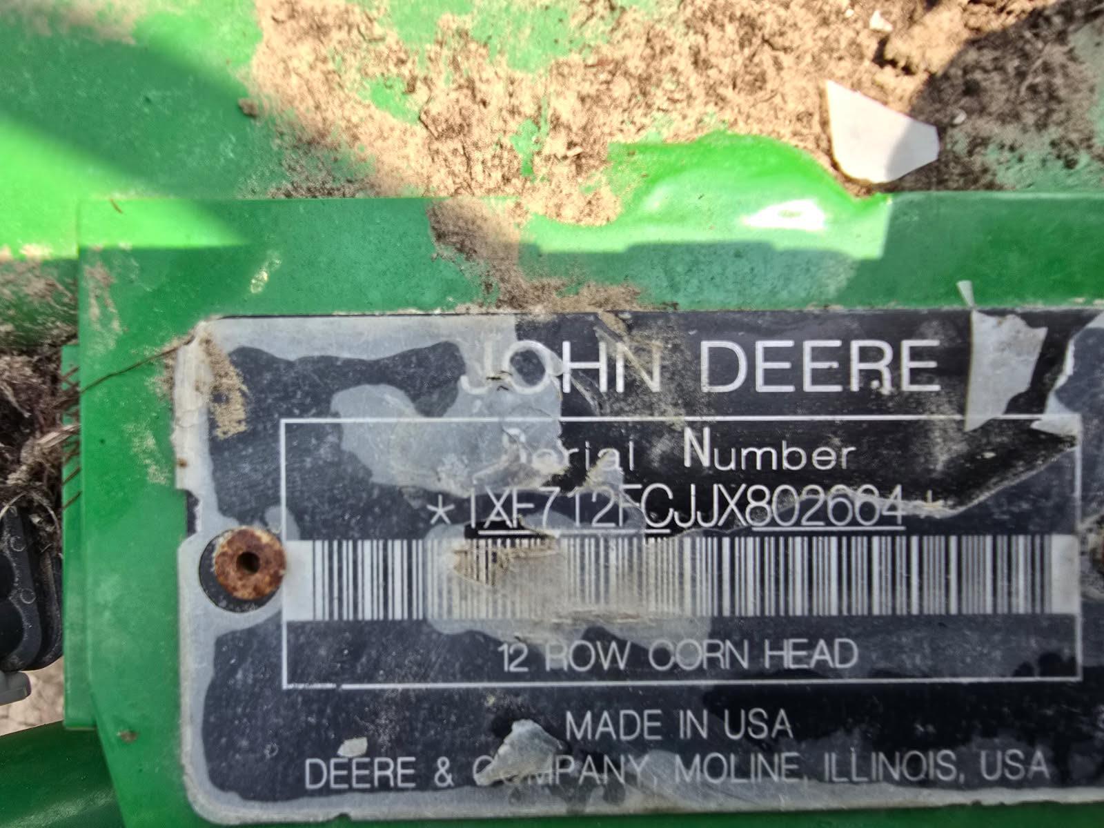 2018 John Deere 712FC Image 9