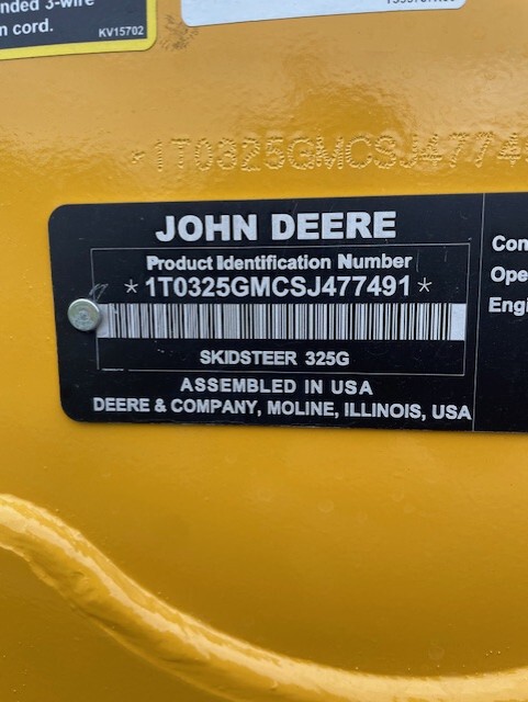 2025 John Deere 325G Image 8