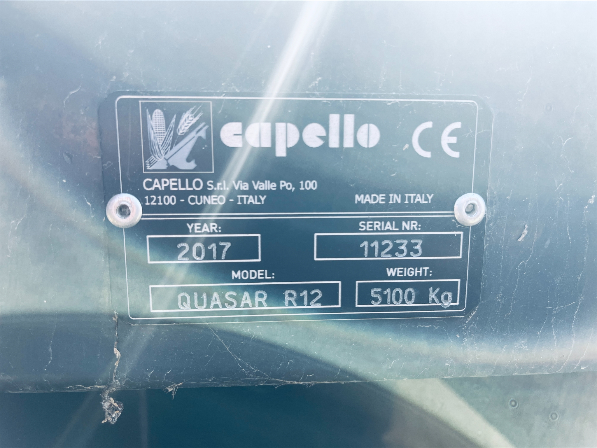 2017 Capello QUASAR R12 Image 2