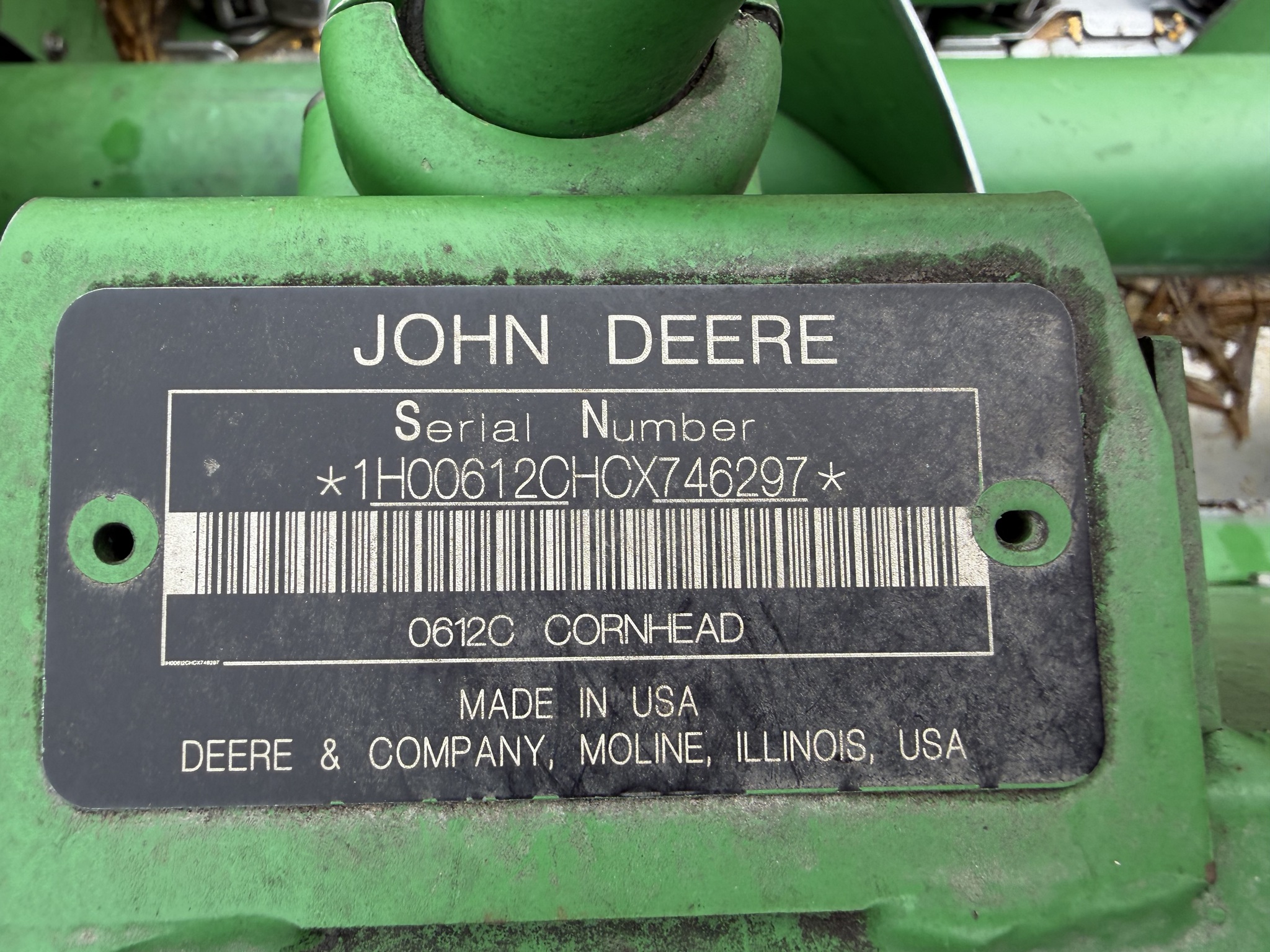  2012 John Deere 612C at Heritage Tractor in Monmouth, IL