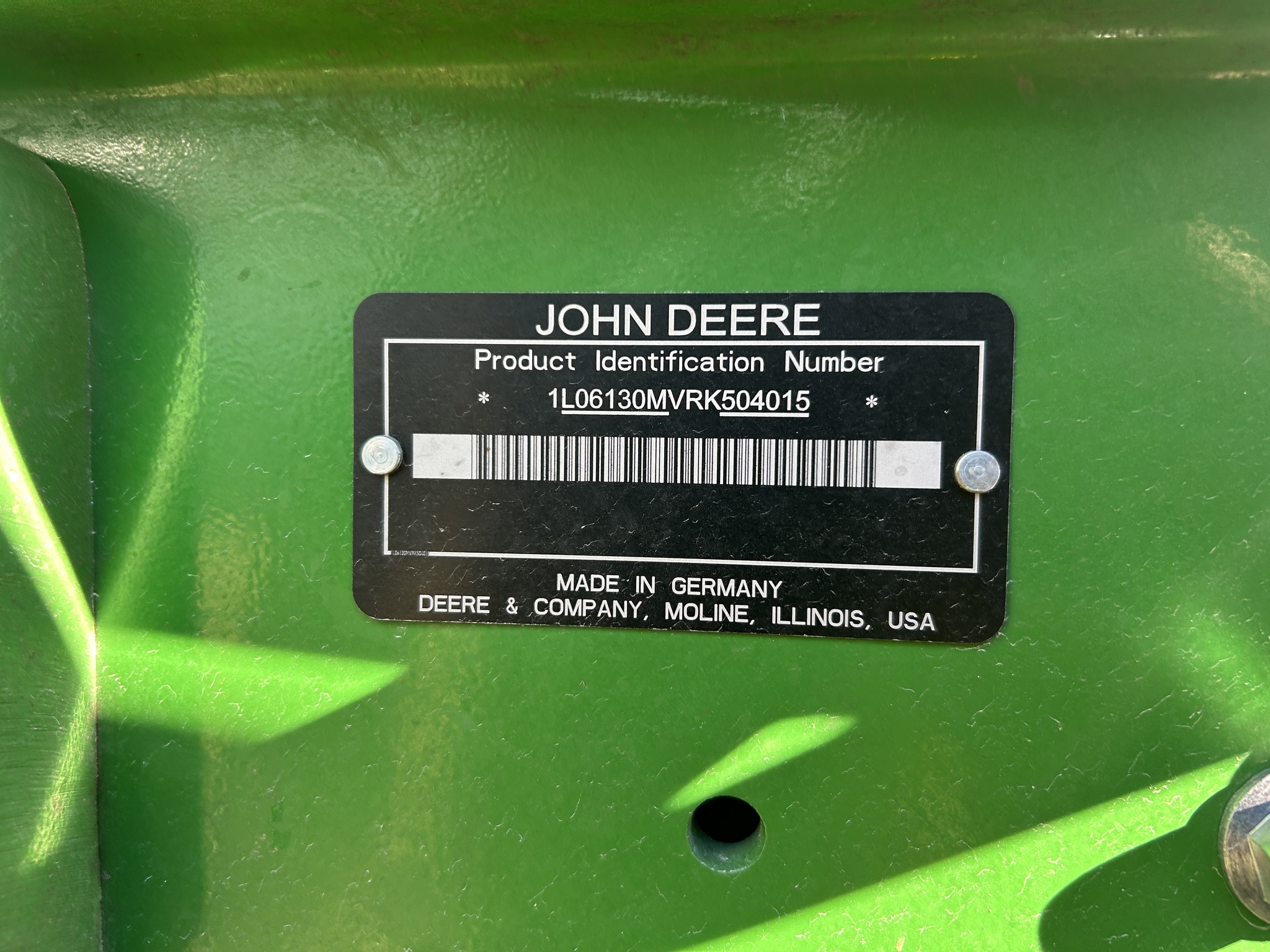  2025 John Deere 6130M at Heritage Tractor in Adrian, MO