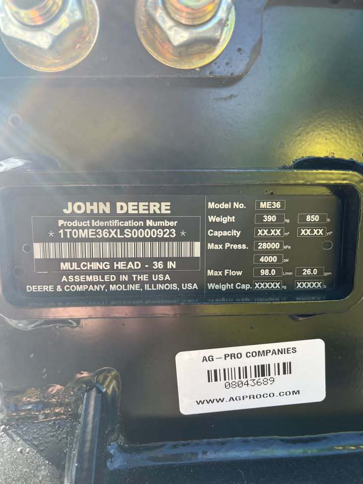 2026 John Deere ME36 Image 6