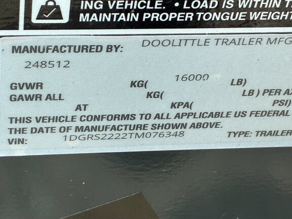 2026 Doolittle EZ16K