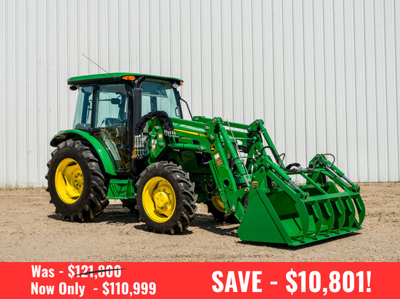 New In-Stock 2026 John Deere 5075E Premium Cab Tractor + Loader Utility Tractors at Horizon Ag & Turf in Horizon Ag & Turf,  - Photo1