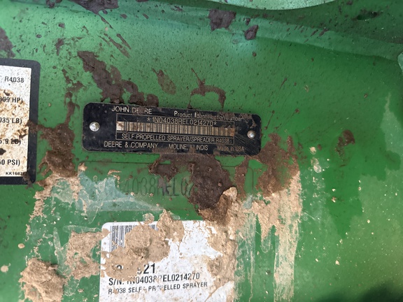 2021 John Deere R4038