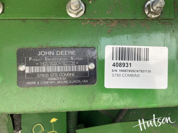 Photo of 2022 John Deere S780