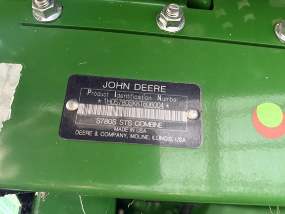 Photo of 2019 John Deere S780