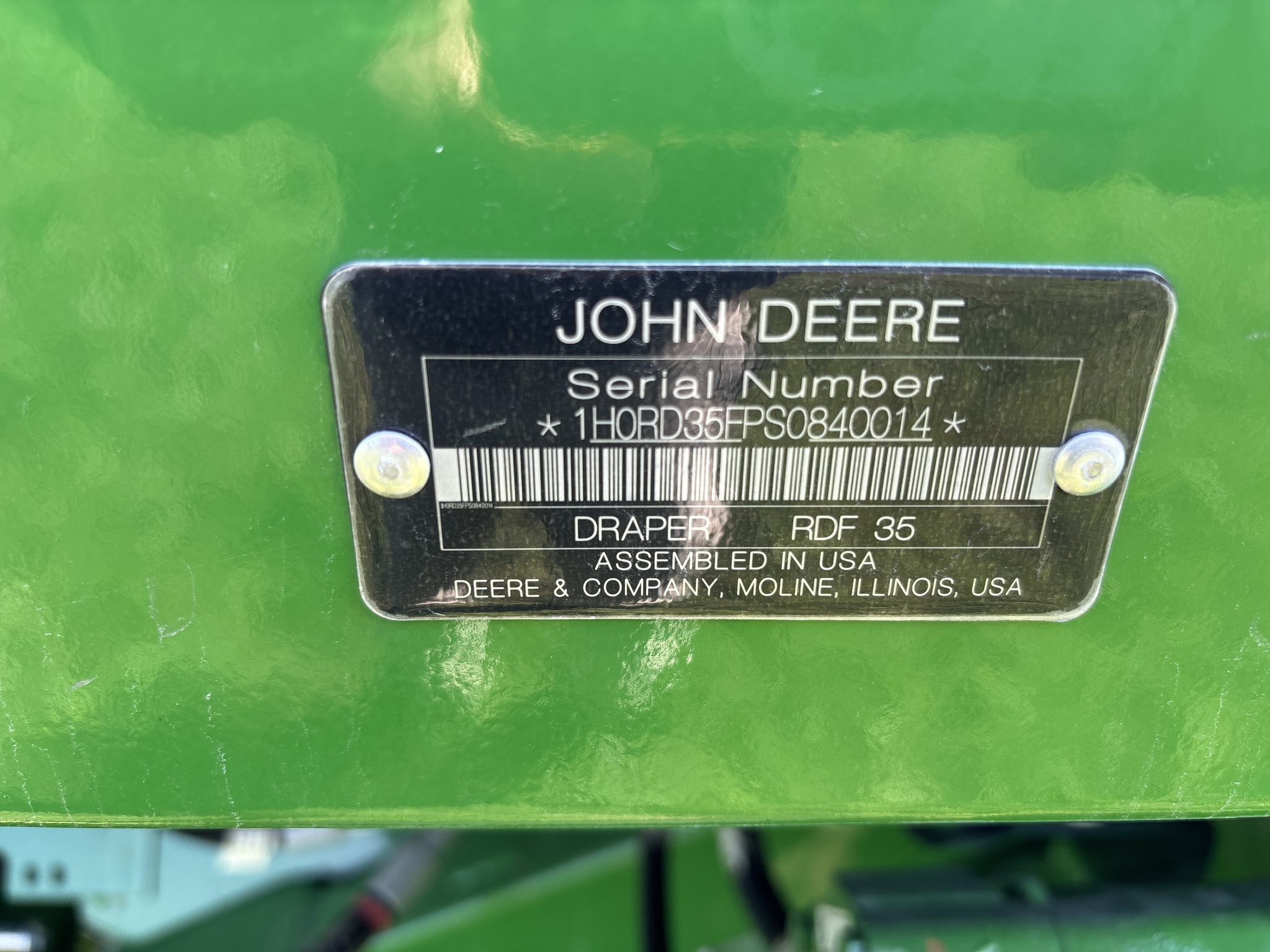 Used 2026 John Deere RDF 35 Combine Platforms at Koenig Equipment in Urbana, OH - PhotoXL12