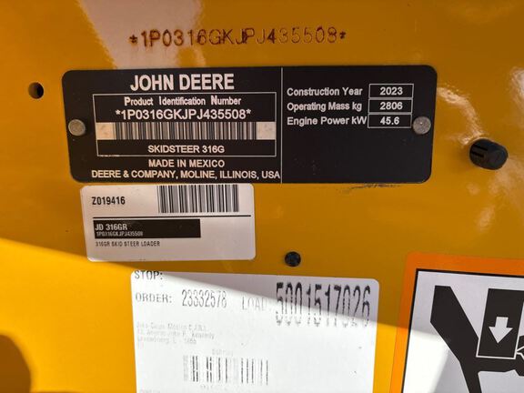 2024 John Deere 316GR
