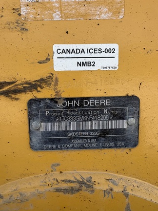 2022 John Deere 333G