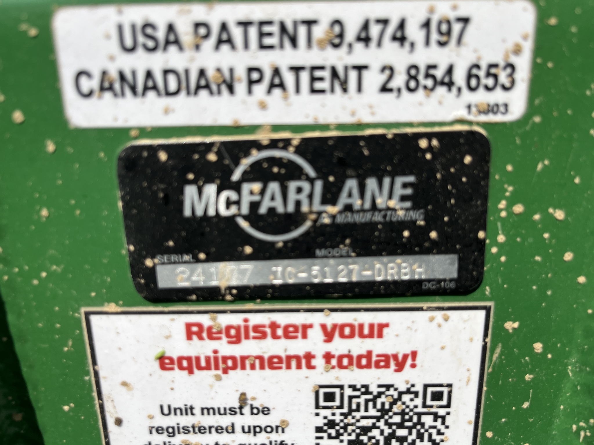 Used 2024 McFarlane IC-5127-DRBH Vertical Tillage at Koenig Equipment in Greensburg, IN - PhotoXL15