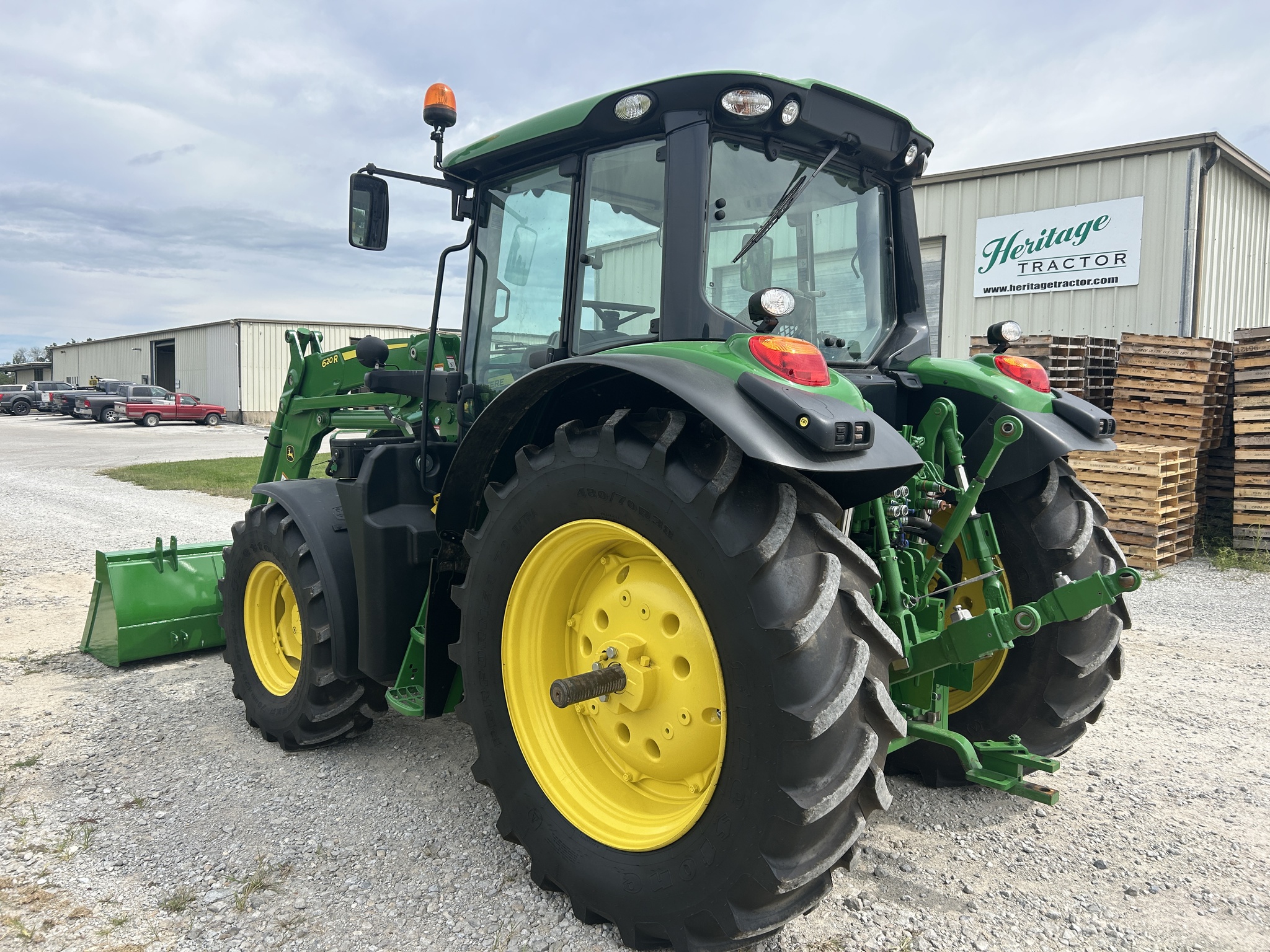  2024 John Deere 6120M at Heritage Tractor in Clinton, MO