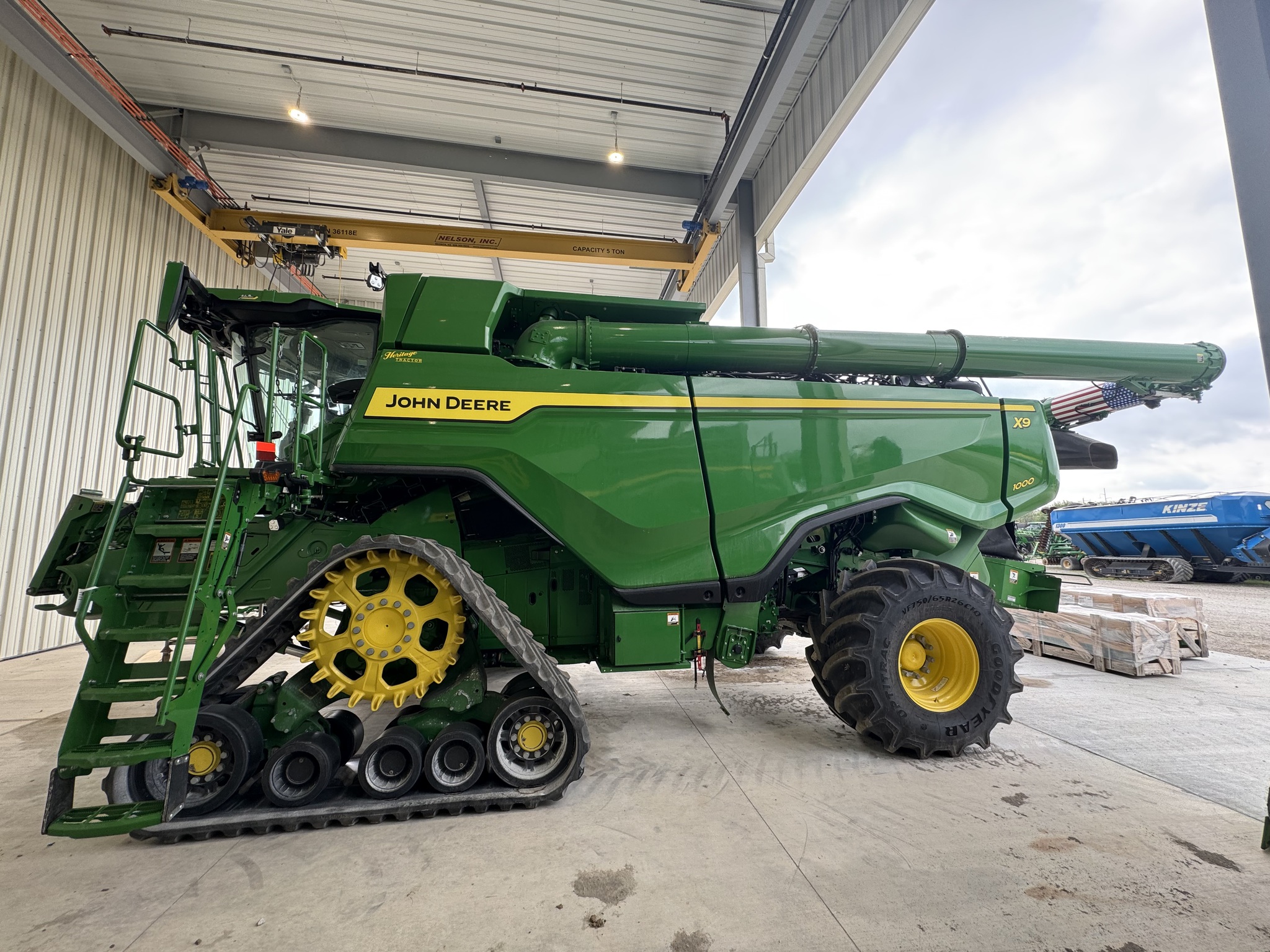  2025 John Deere X9 1000 at Heritage Tractor in Pittsburg, KS