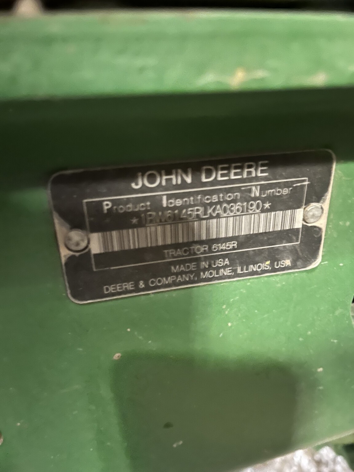 2019 John Deere 6145R Image 8