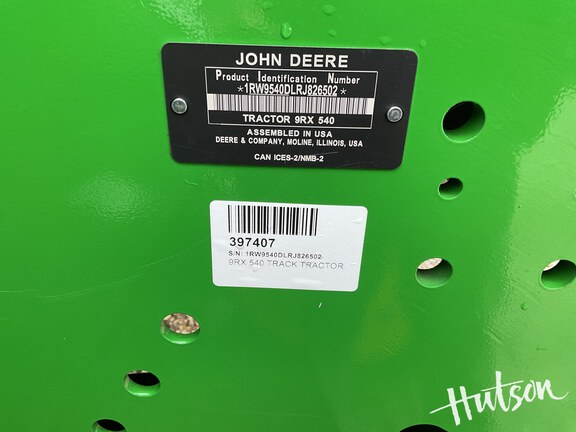 Photo of 2024 John Deere 9RX 540