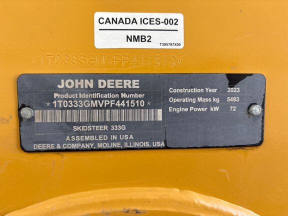 2023 John Deere 333G