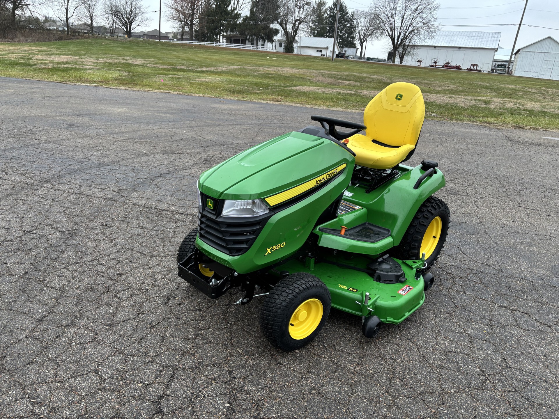 Used 2025 John Deere X590 Lawn & Garden Tractors at Koenig Equipment in Germantown, OH - PhotoXL1