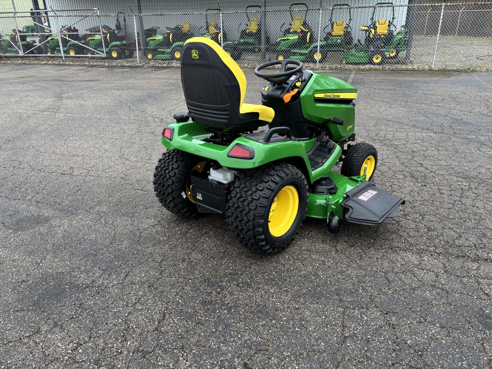 Used 2025 John Deere X590 Lawn & Garden Tractors at Koenig Equipment in Germantown, OH - PhotoXL3