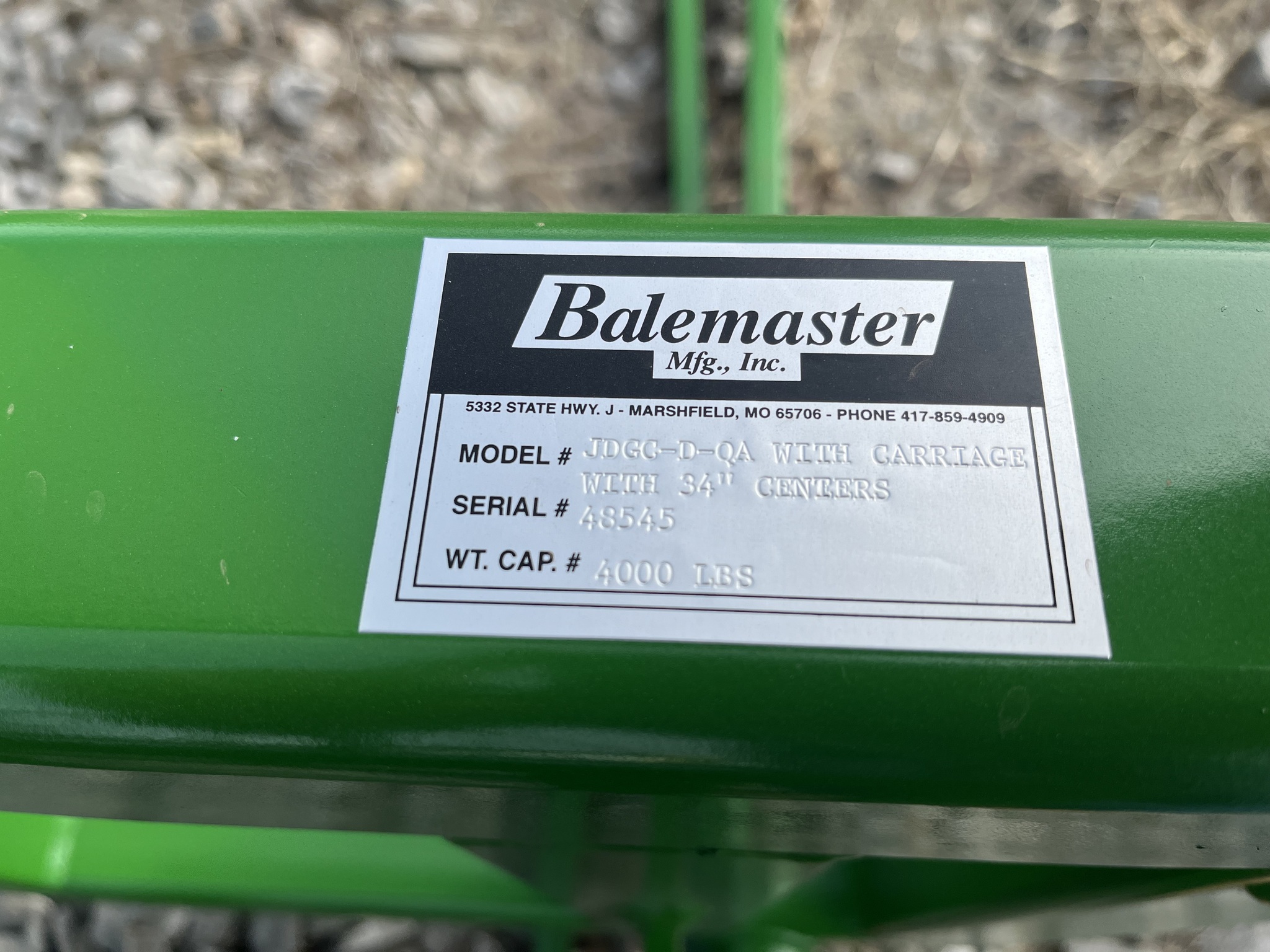  2025 BaleMaster JDGC-D at Heritage Tractor in Pittsburg, KS