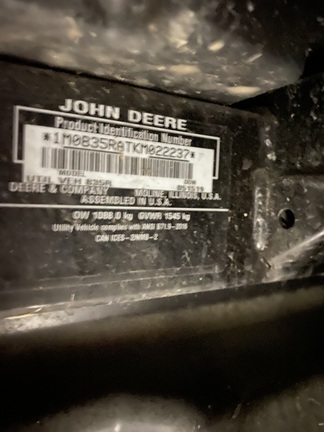 2019 John Deere XUV 835R - Photo2