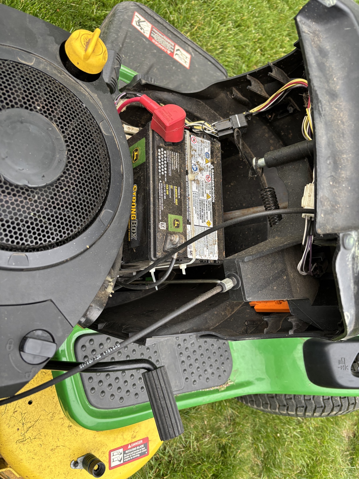 Used 2015 John Deere D110 Lawn & Garden Tractors at Koenig Equipment in Oxford, OH - PhotoXL8