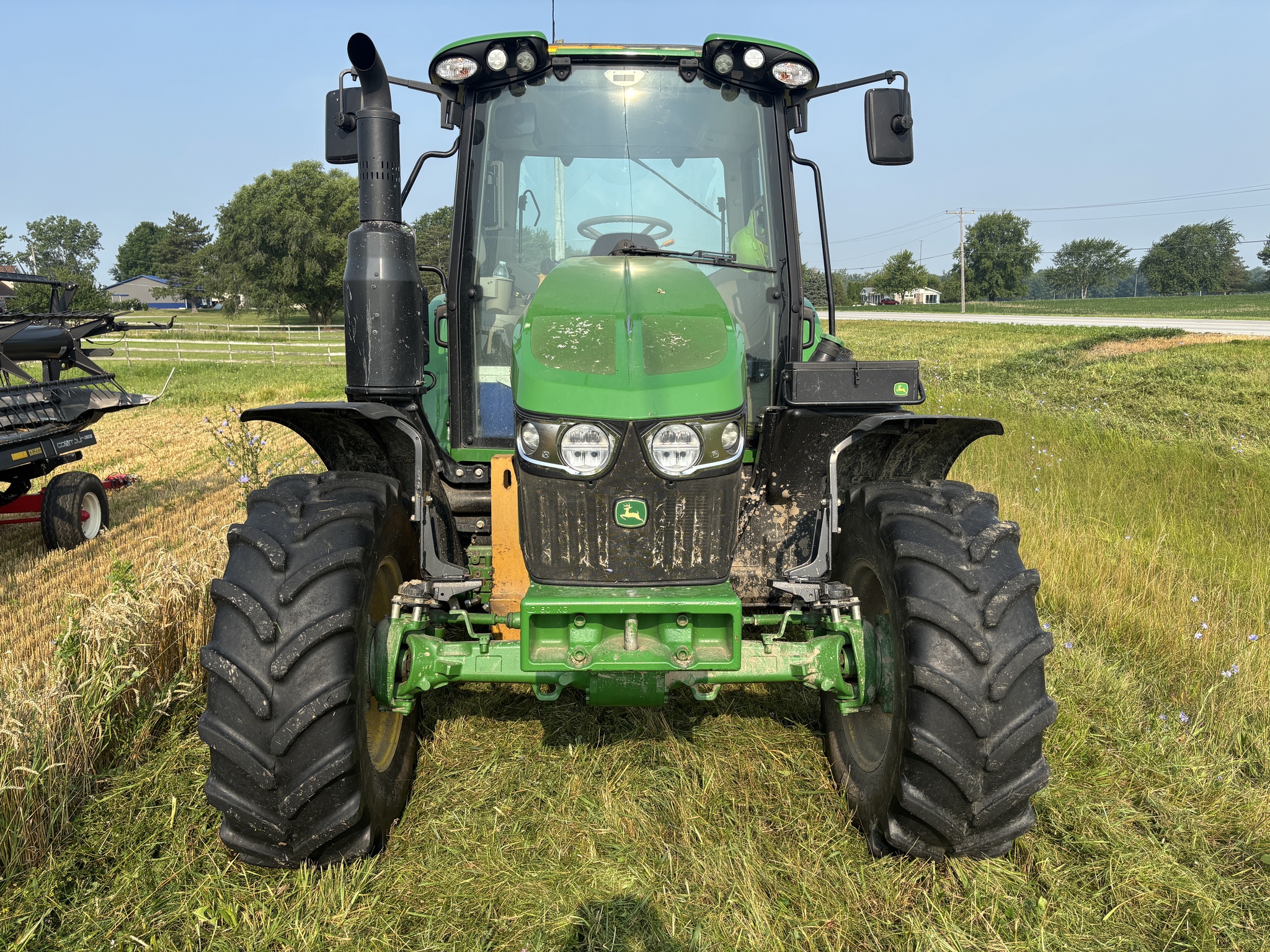 Used 2024 John Deere 6120M Utility Tractors at Koenig Equipment in Anna, OH - PhotoXL4
